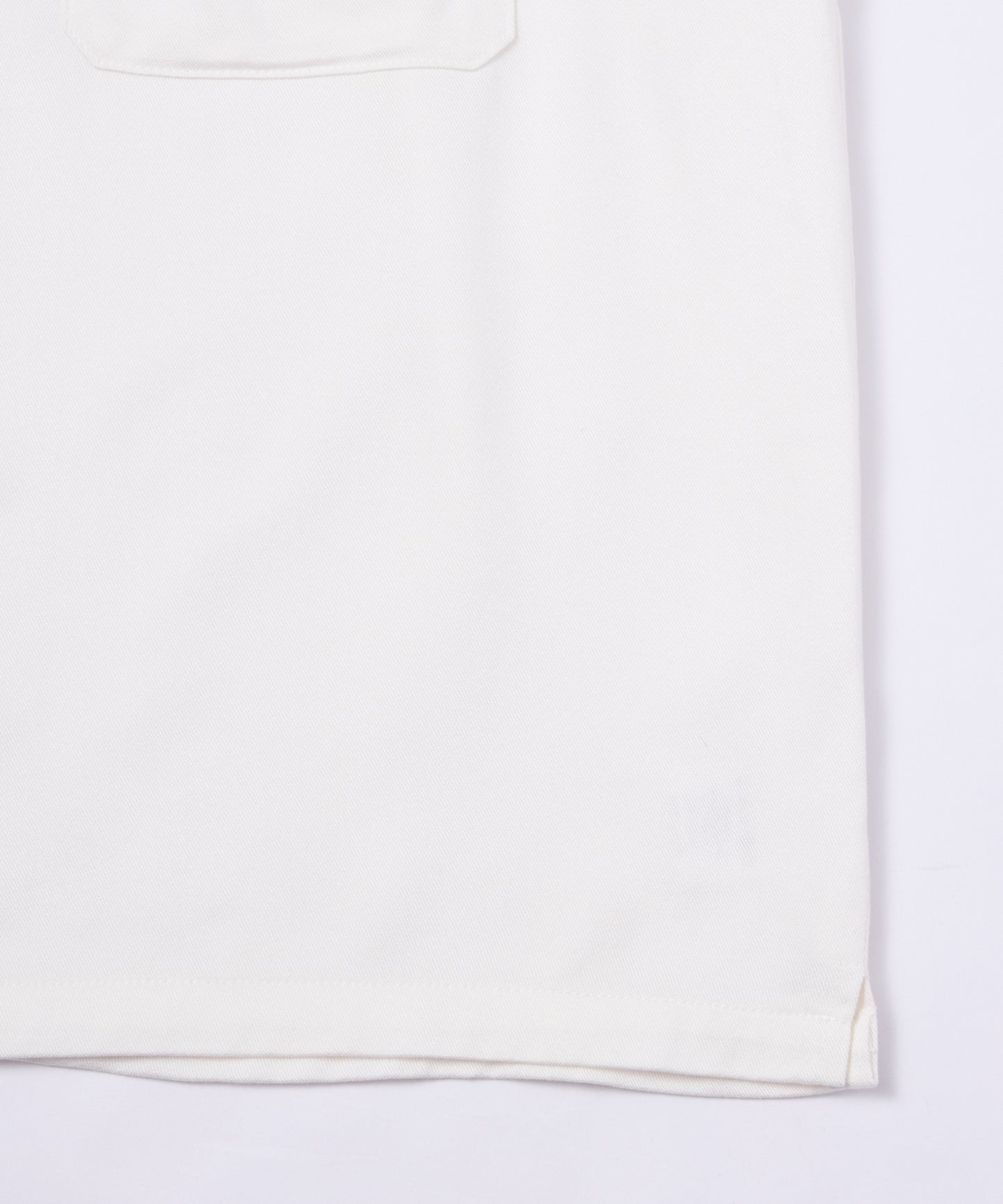 レーヨンプルオーバーシャツ[White]