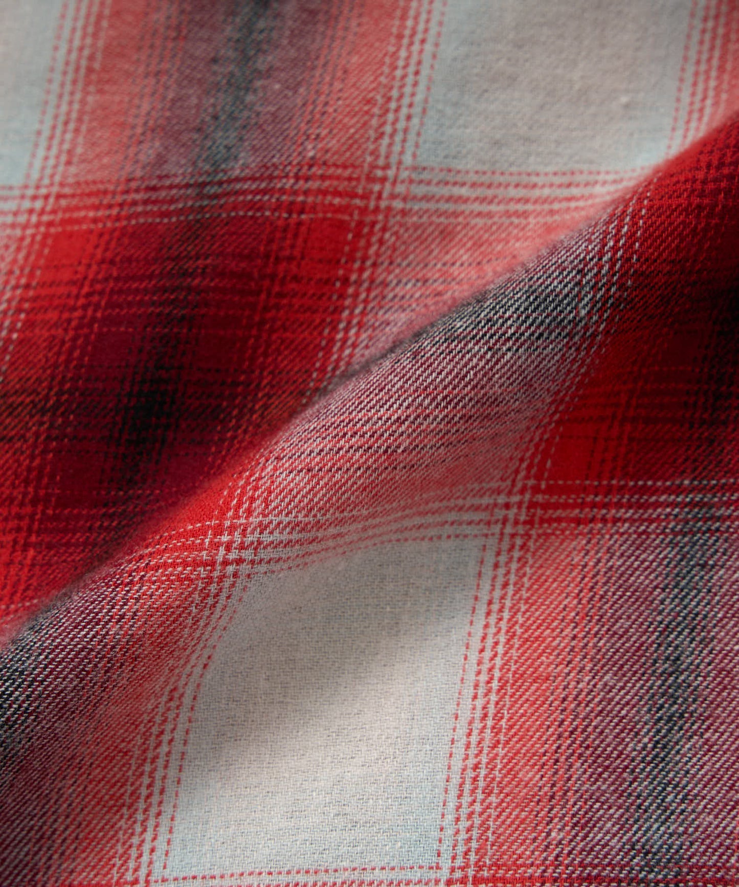 オンブレチェックシャツ[Red]