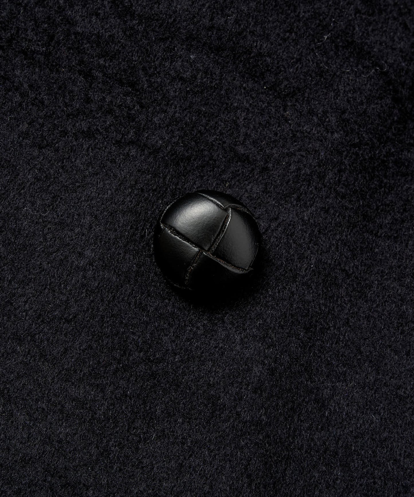 スエードデザインメルトンPコート[Navy]