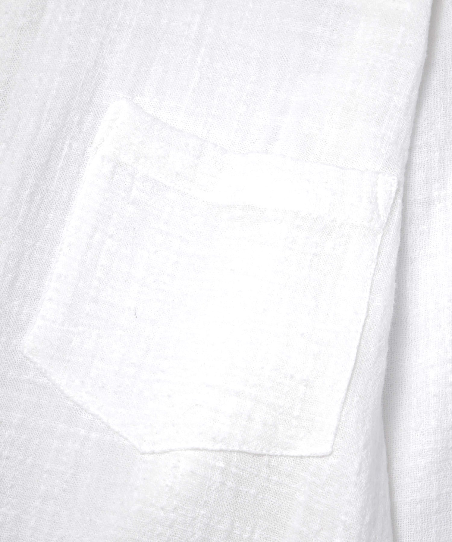 リネンライクガーゼシャツ[White] – Noen