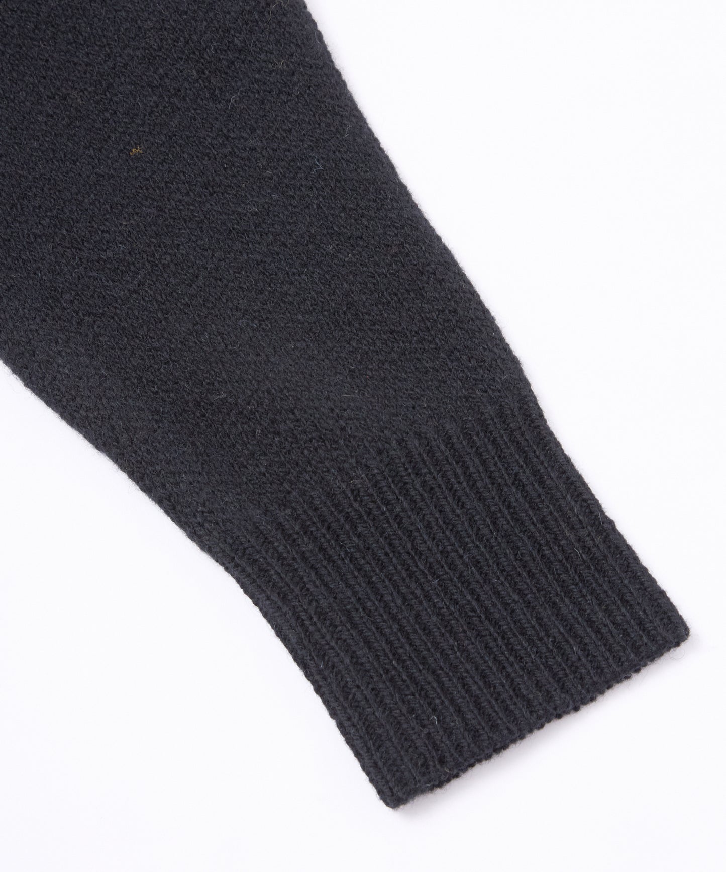 ショートリブウールニット[Black]