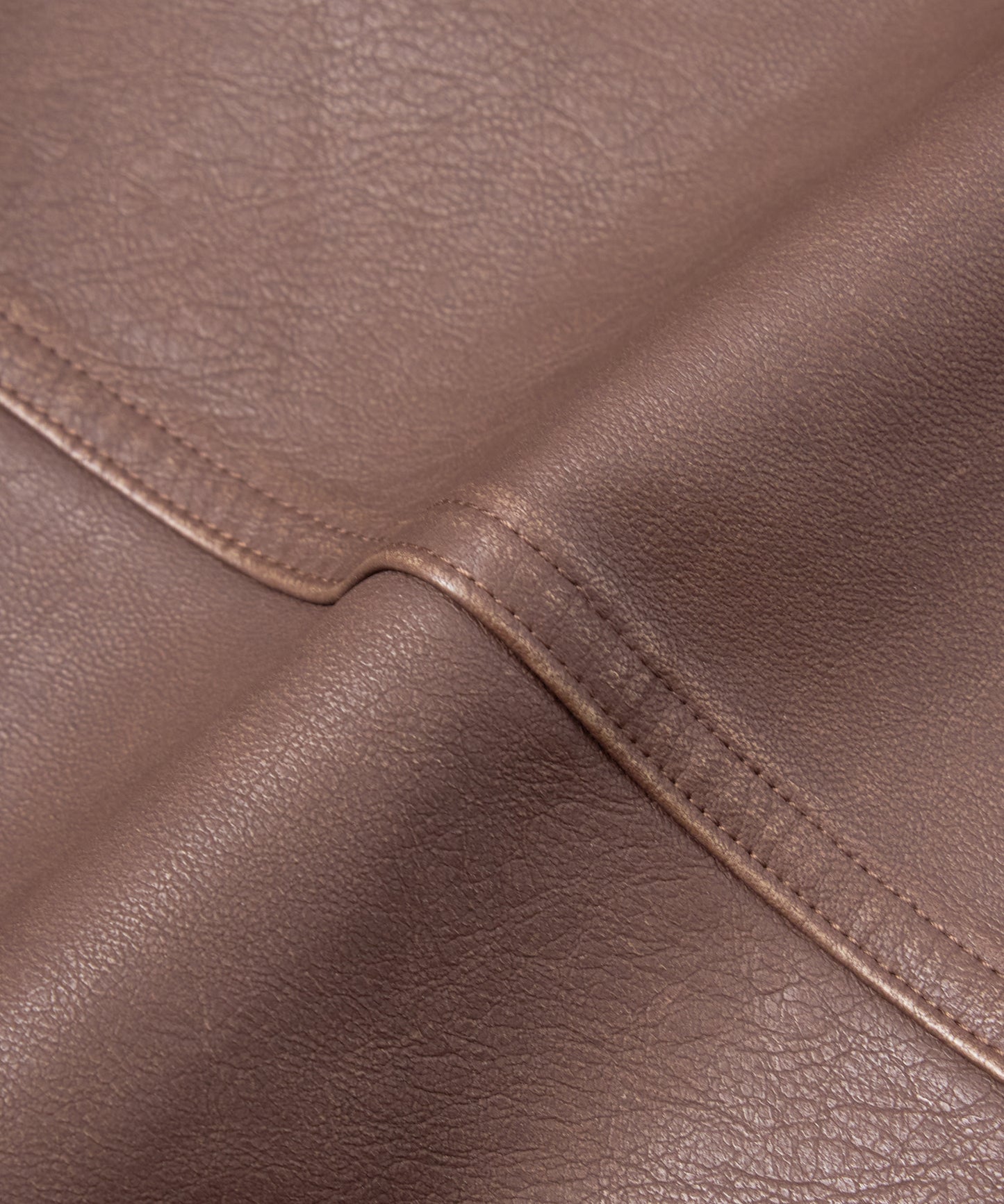 フェイクレザー5ポケットパンツ[Brown]