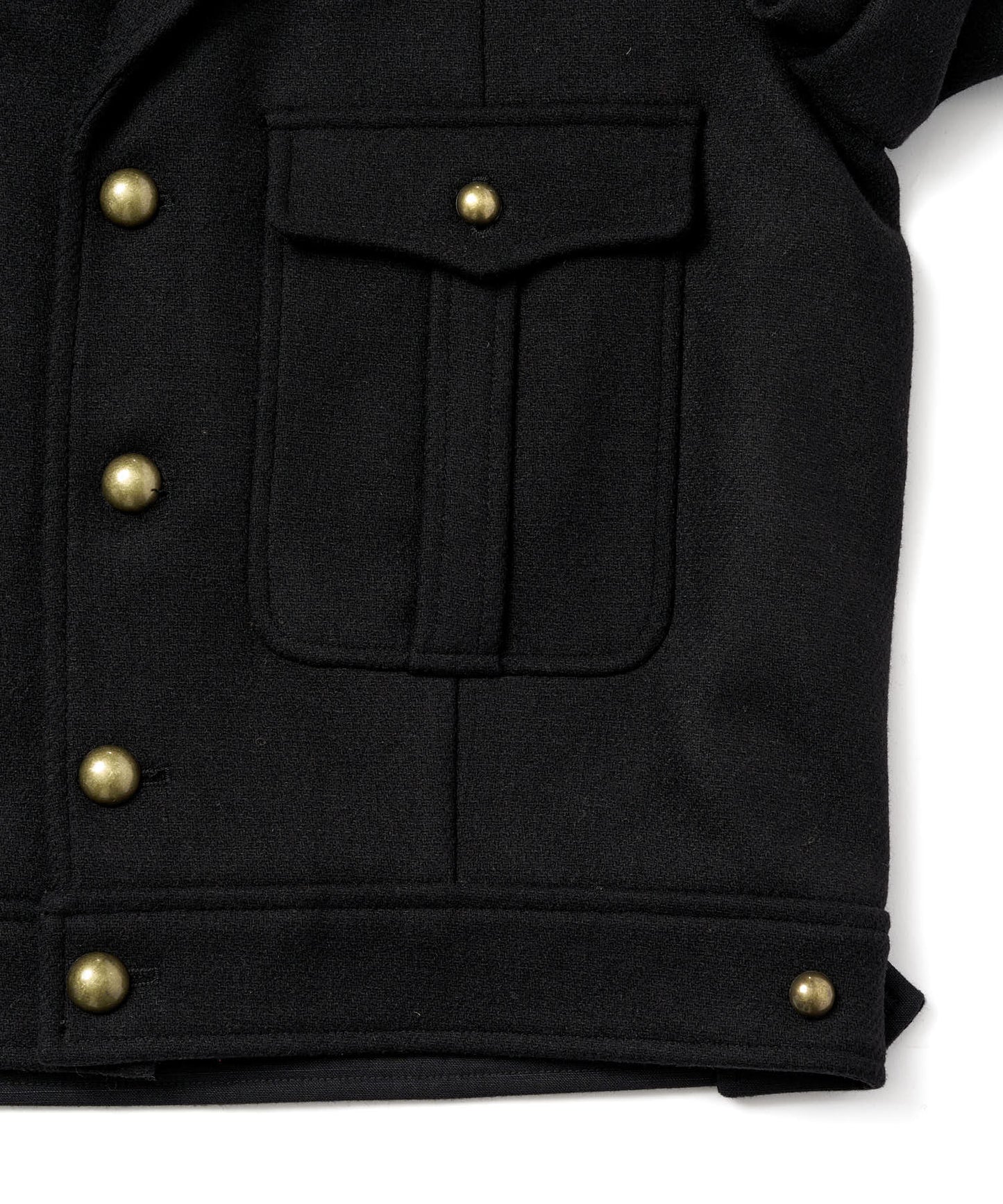 ショートリブミリタリーアイクジャケット[Black]