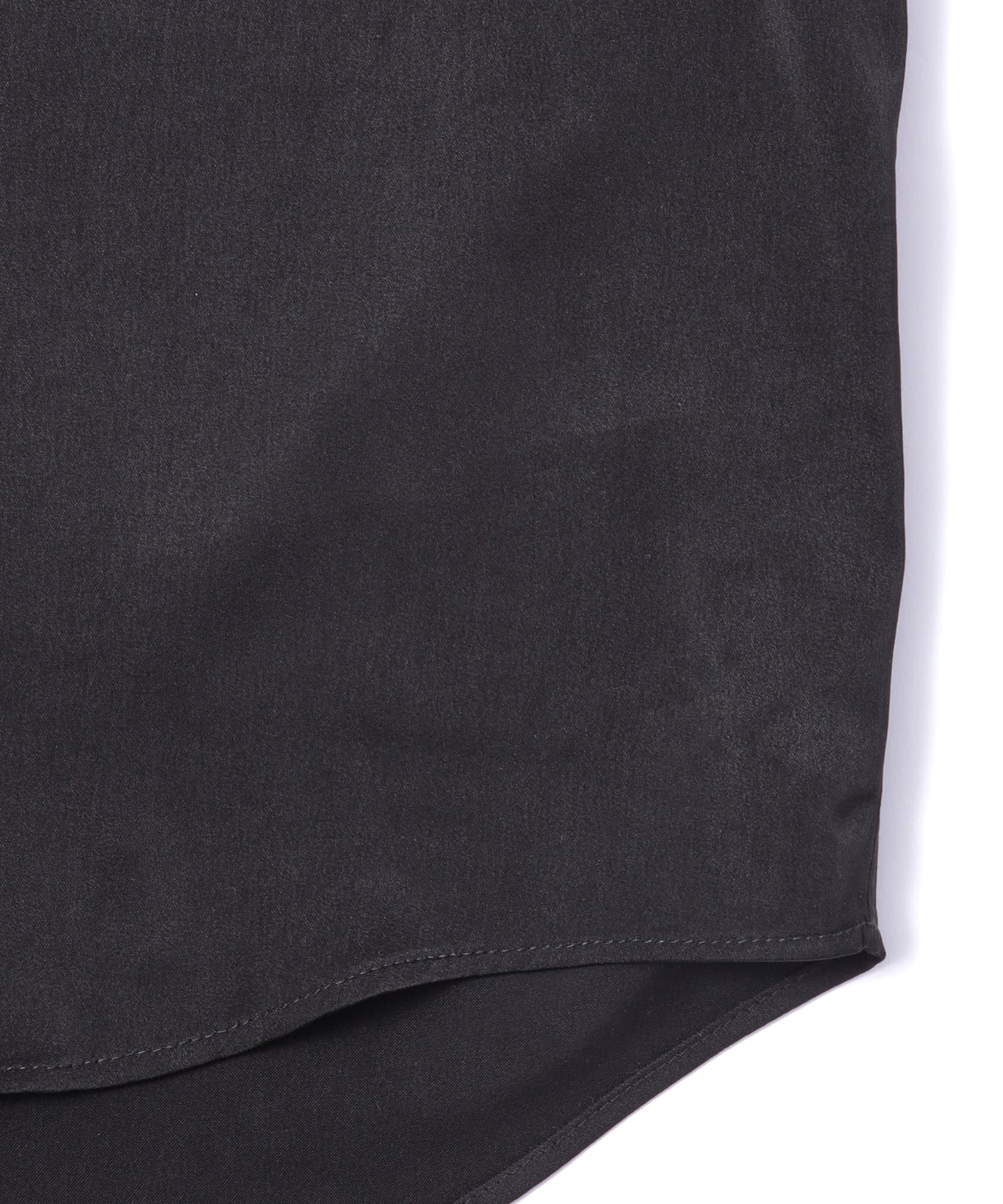 ドレープドレスシャツ[Black]