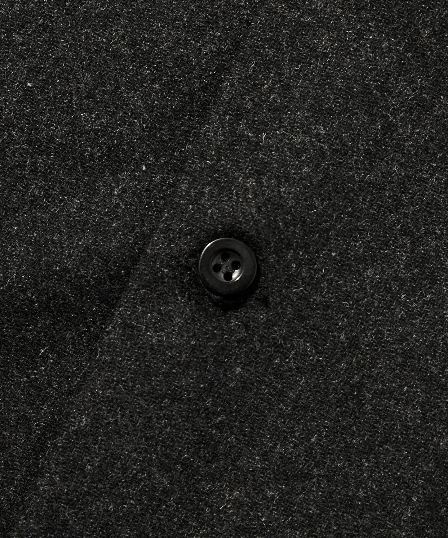 ウールオープンカラーシャツ[Charcoal Gray]