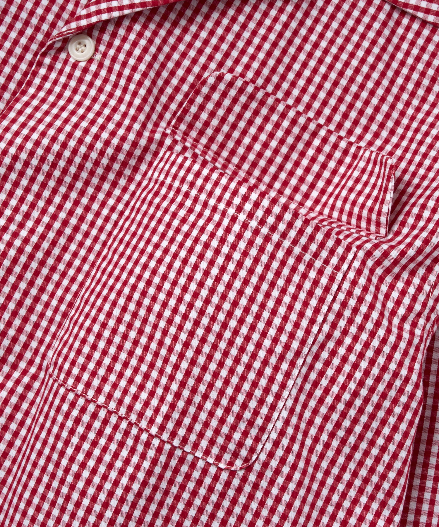 オープンカラーギンガムチェックシャツ[Red] – Noen