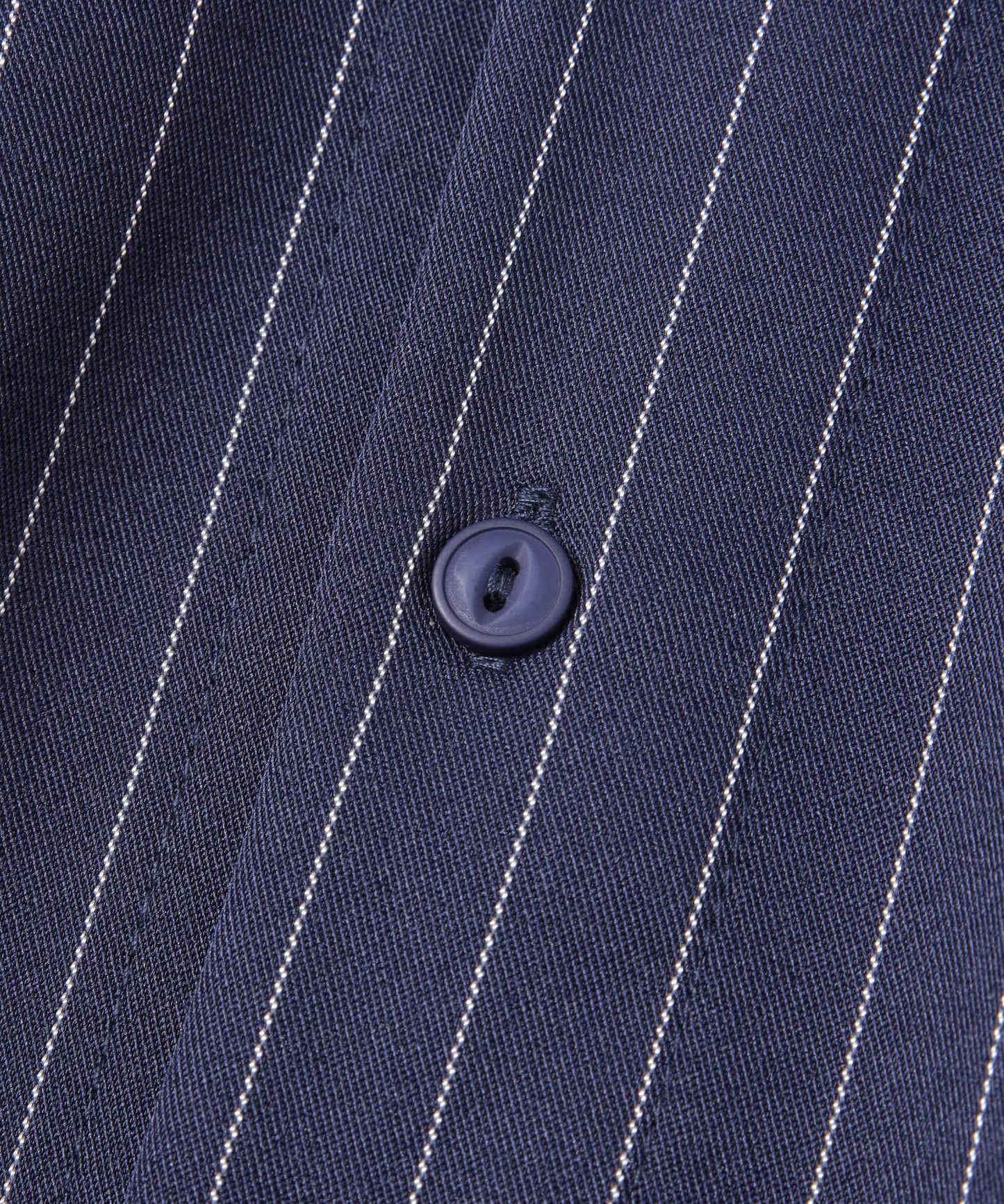 ストライプオープンカラーワークシャツ[Navy]