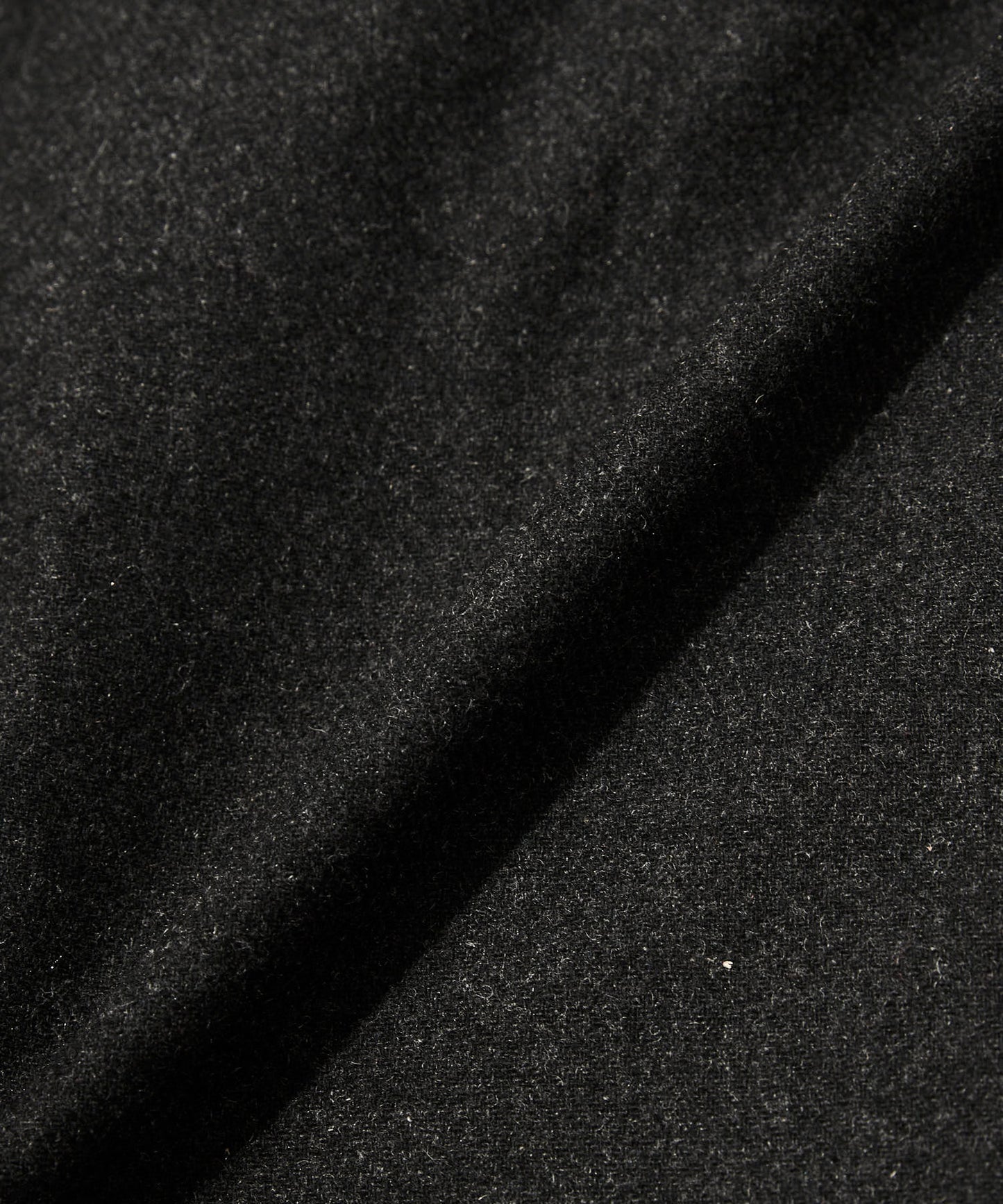 ウールオープンカラーシャツ[Charcoal Gray]