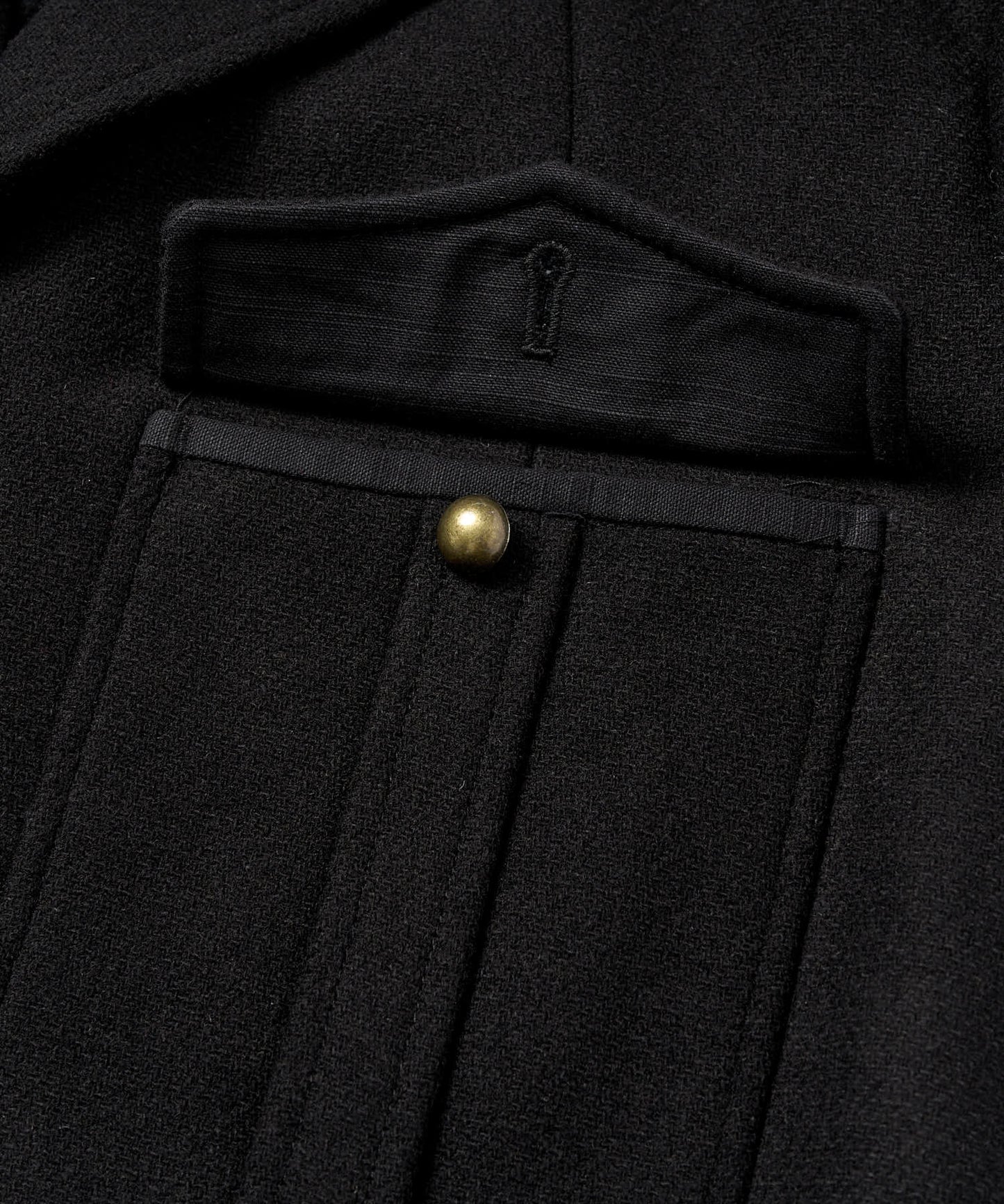 ショートリブミリタリーアイクジャケット[Black]