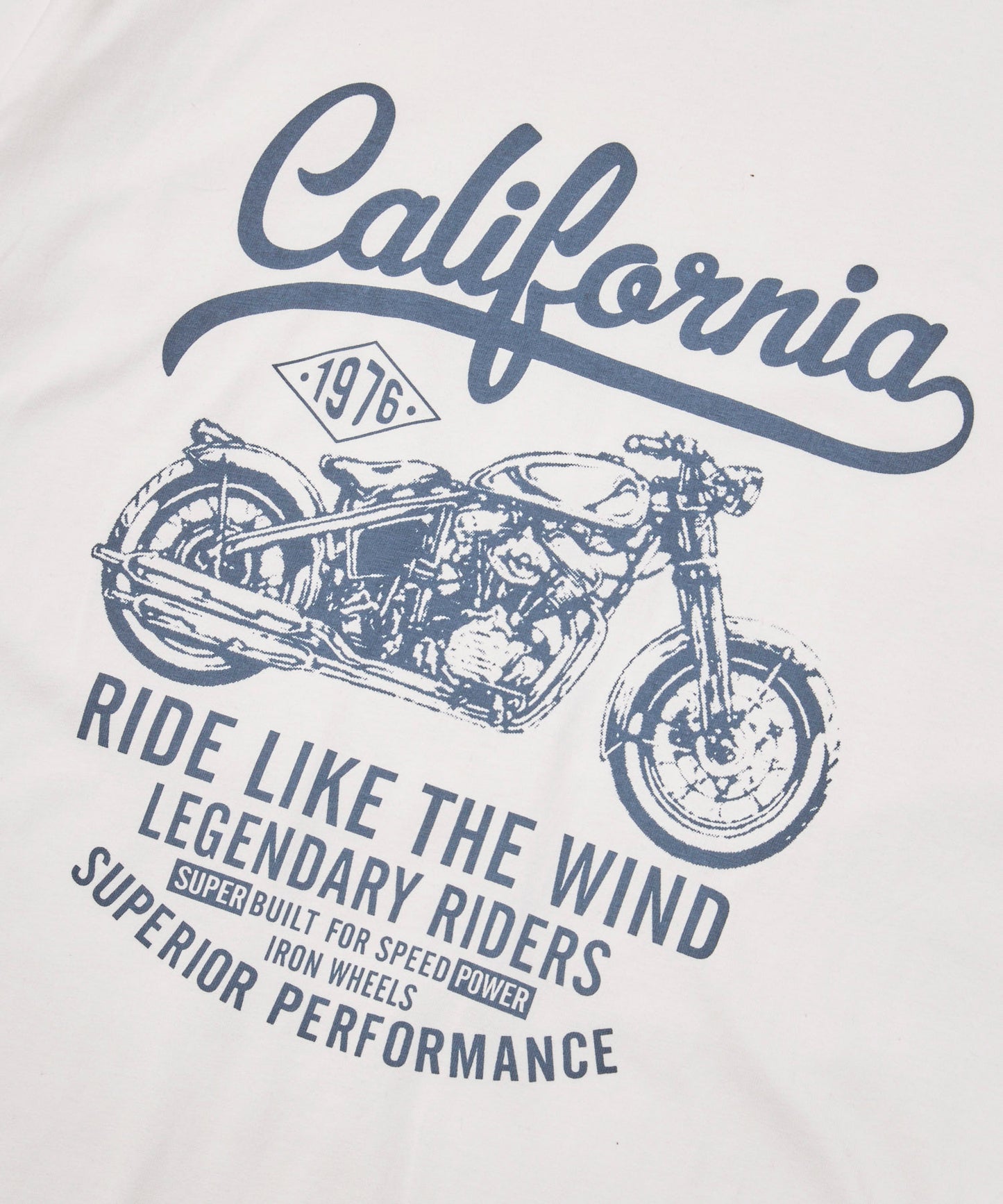 カリフォルニアバイカーTシャツ[White]