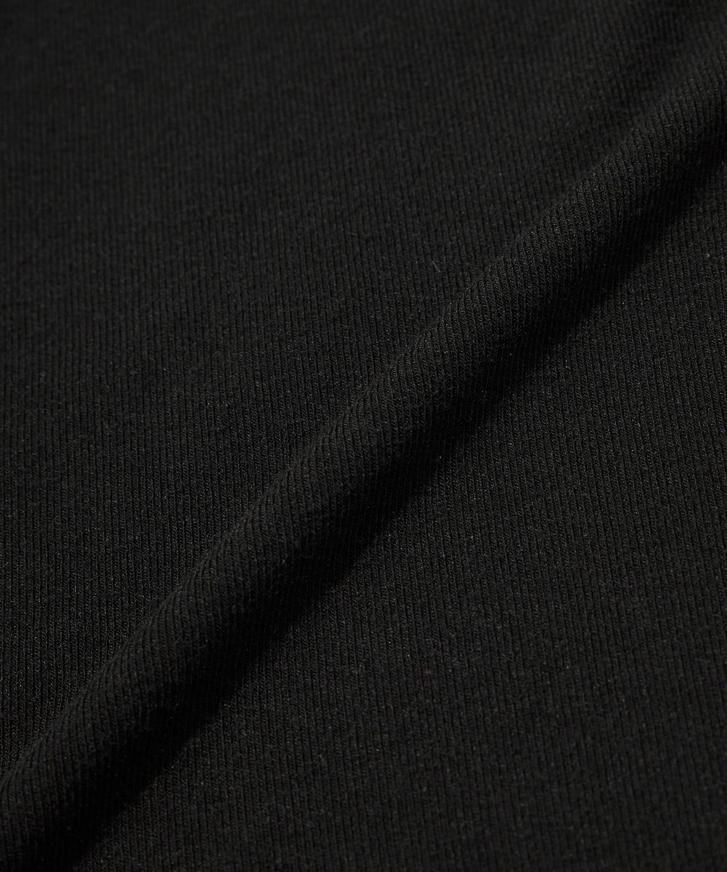 Vネックヘンリーニットソー[Black]