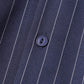 オープンカラーワークシャツ[Navy Stripe]