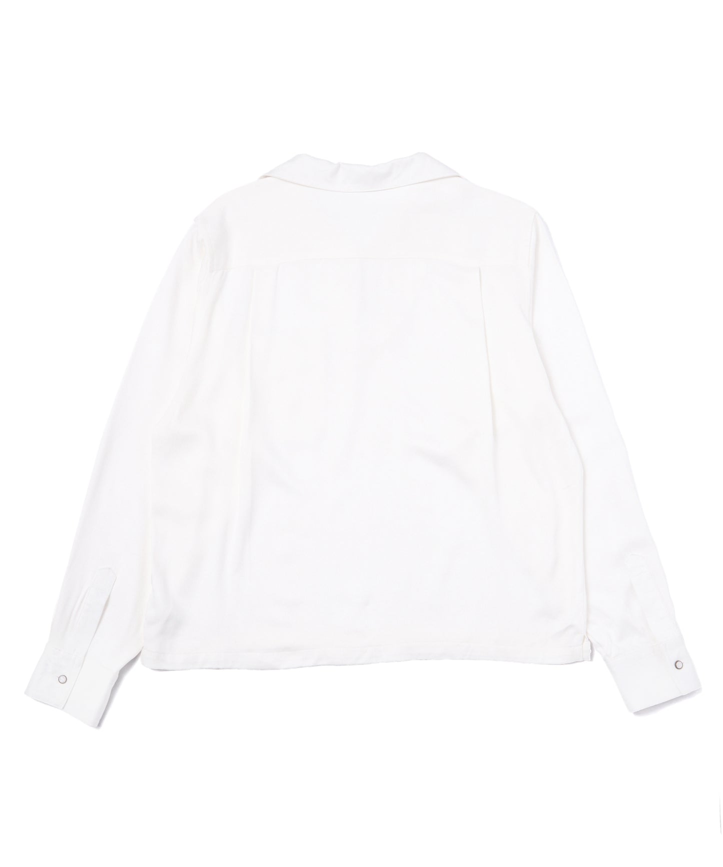 レーヨンプルオーバーシャツ[White]