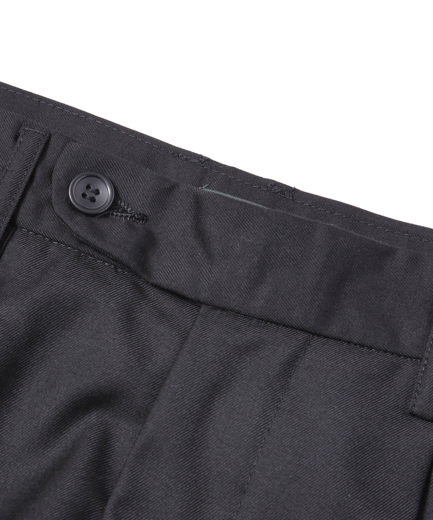 ポケットデザインストレートスラックス[Black]