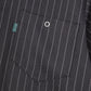オープンカラーワークシャツ[Black Stripe]