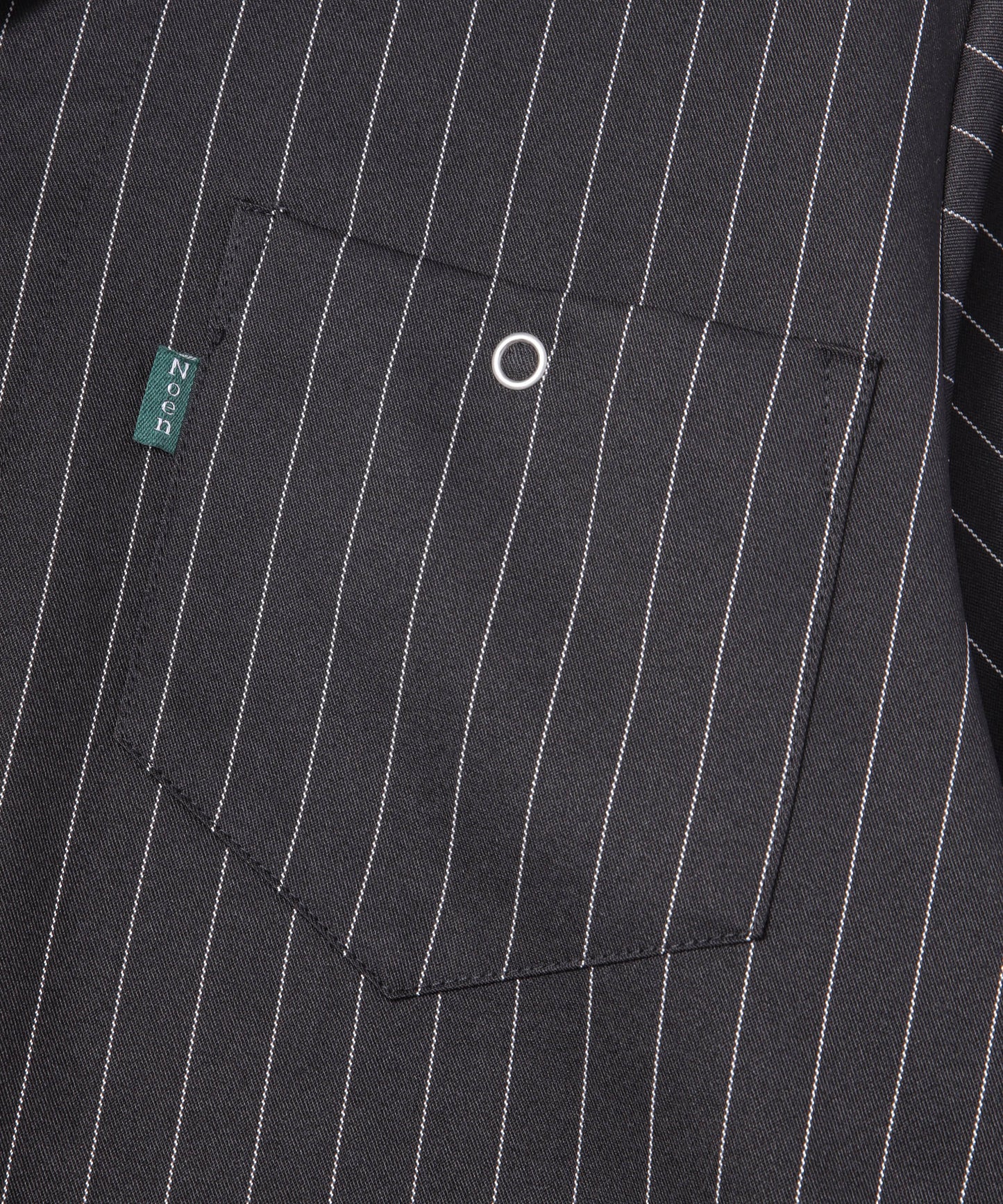 オープンカラーワークシャツ[Black Stripe]