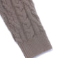 クルーネックケーブルセーター[Khaki]