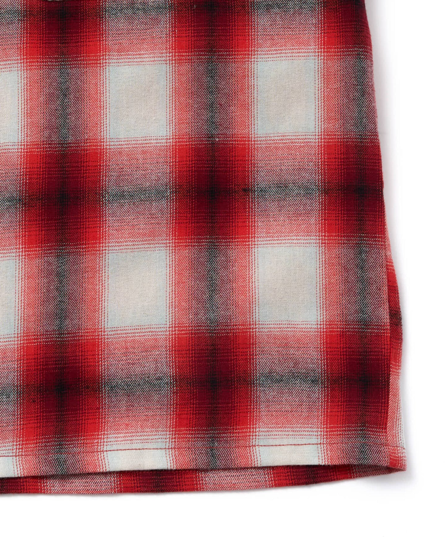 オンブレチェックシャツ[Red]