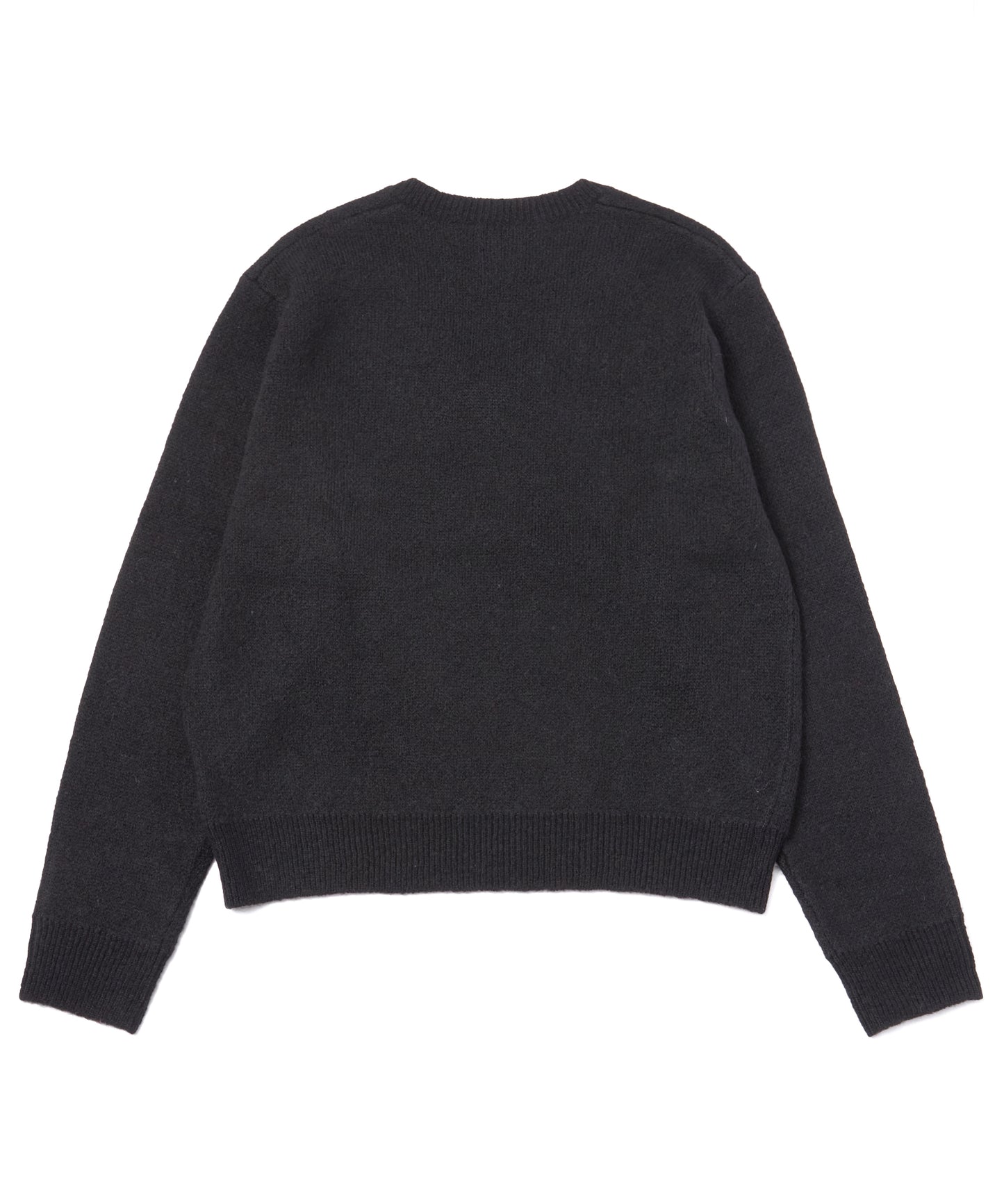 モヘアVネックニット[Black]