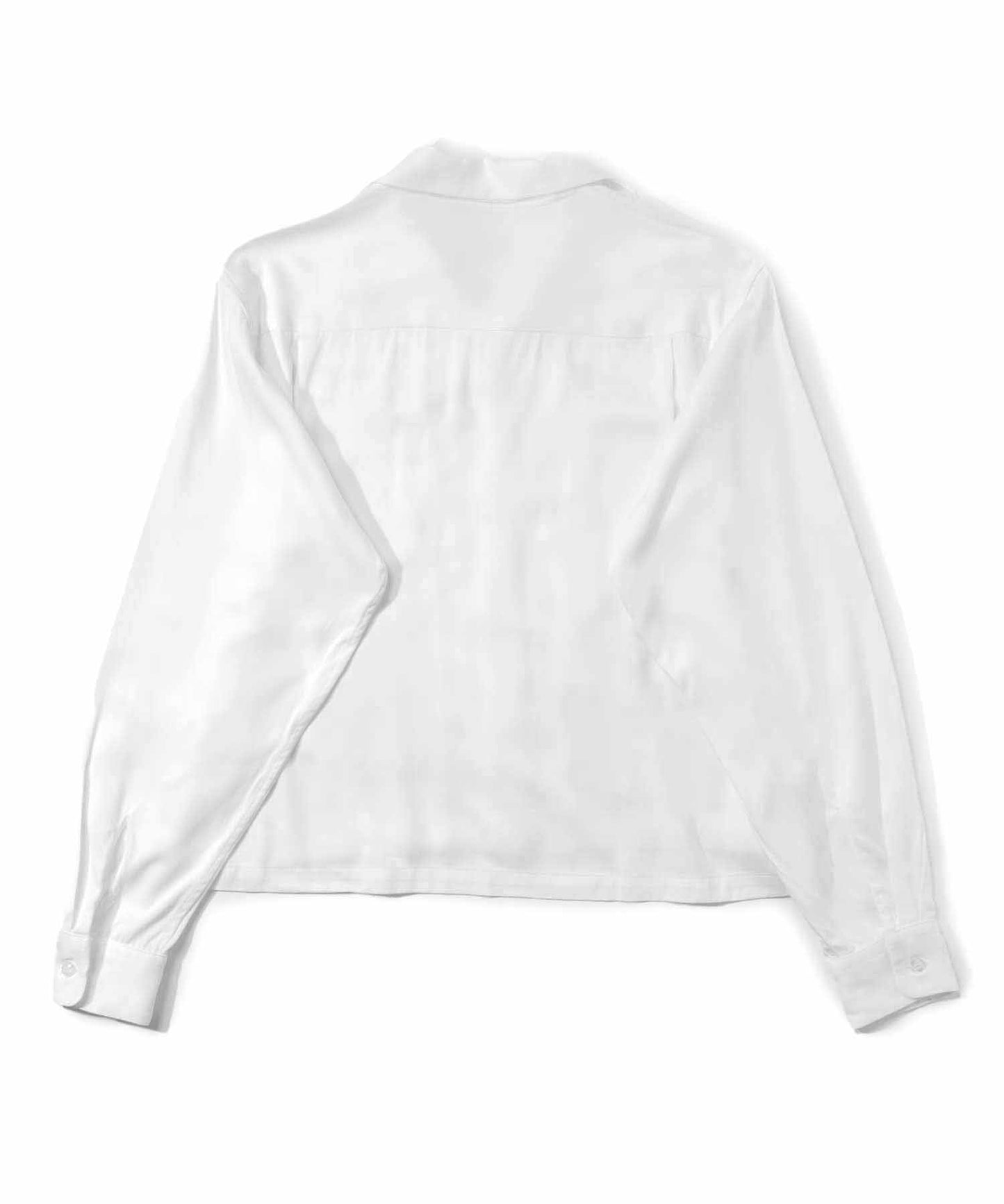 ショートリブレーヨンシャツ[White]