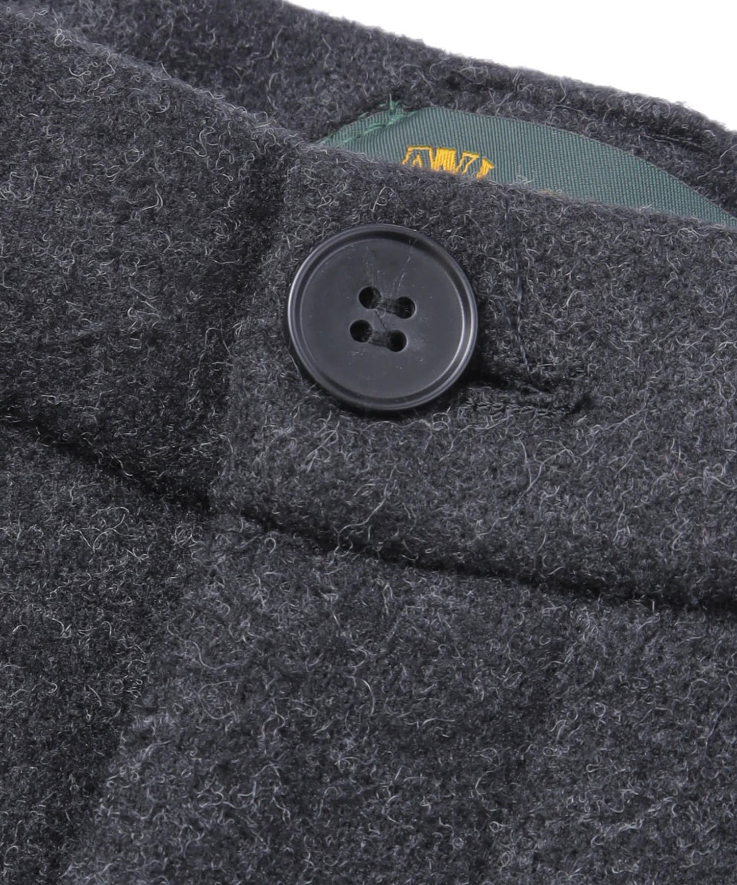 ジャージメルトンワイドスラックス[Black]【セットアップ対応】