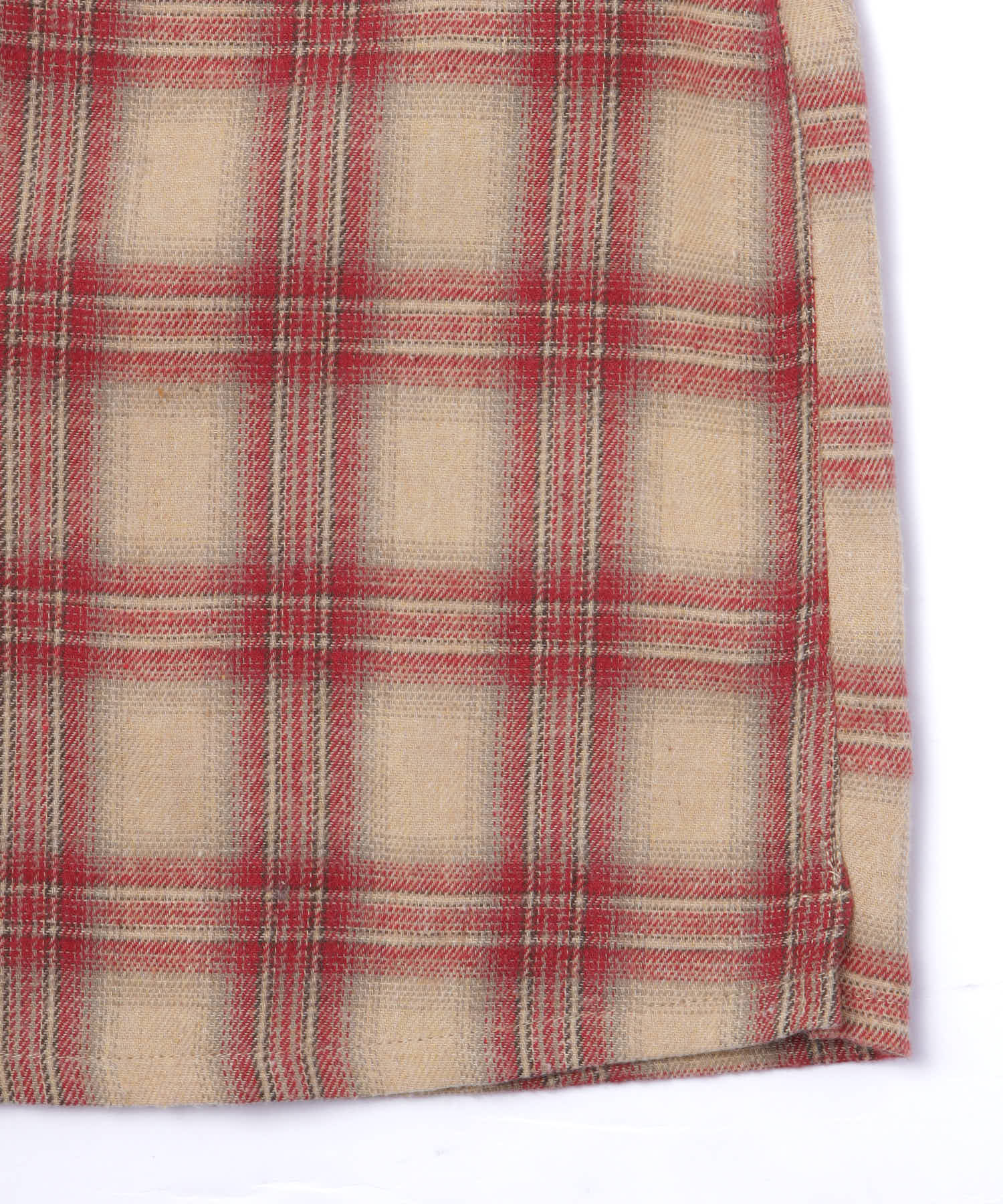 シャドーオンブレチェックシャツ[Red] – Noen