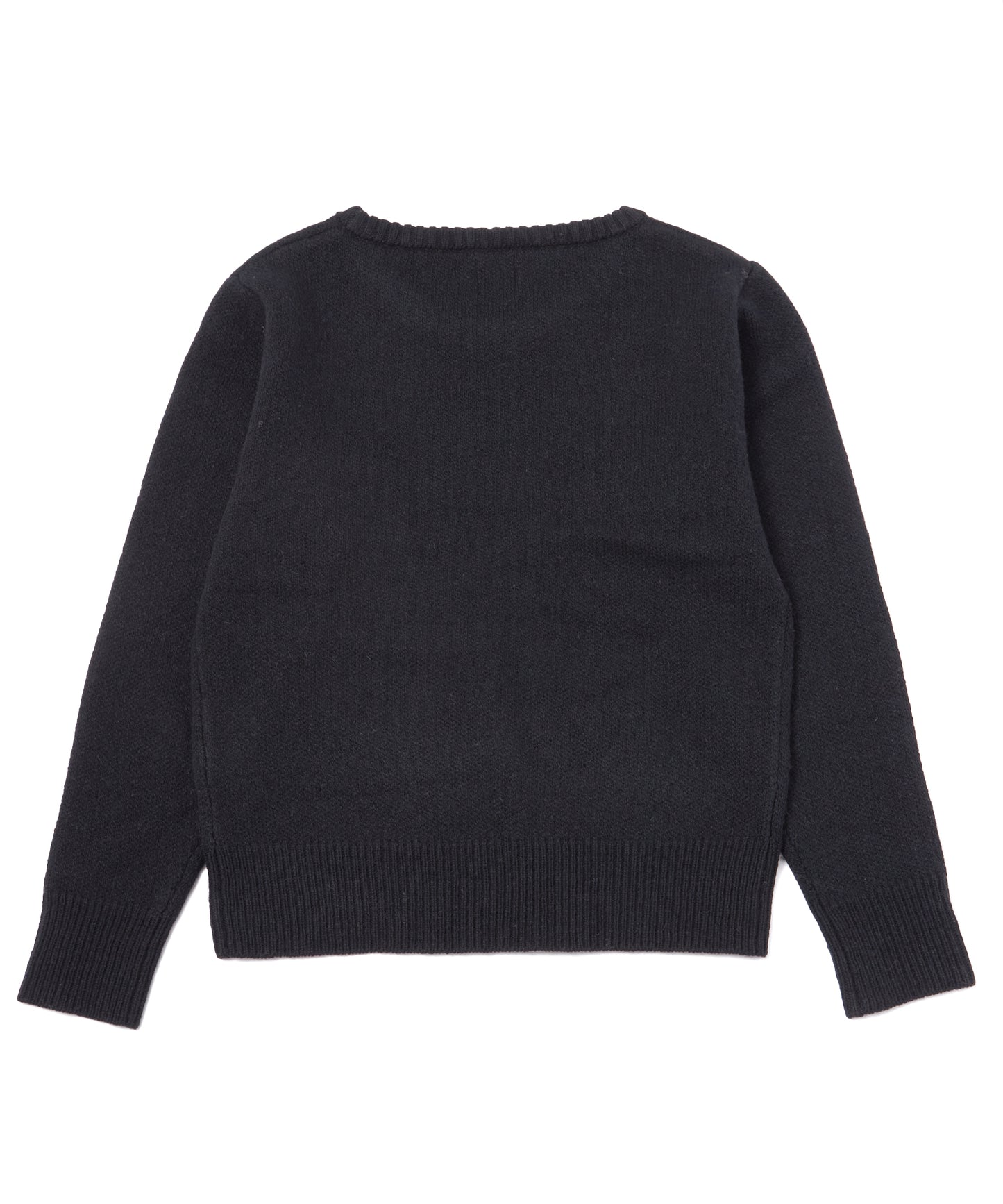 ショートリブウールニット[Black]