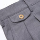 シンチバックテーパードスラックス[Gray]