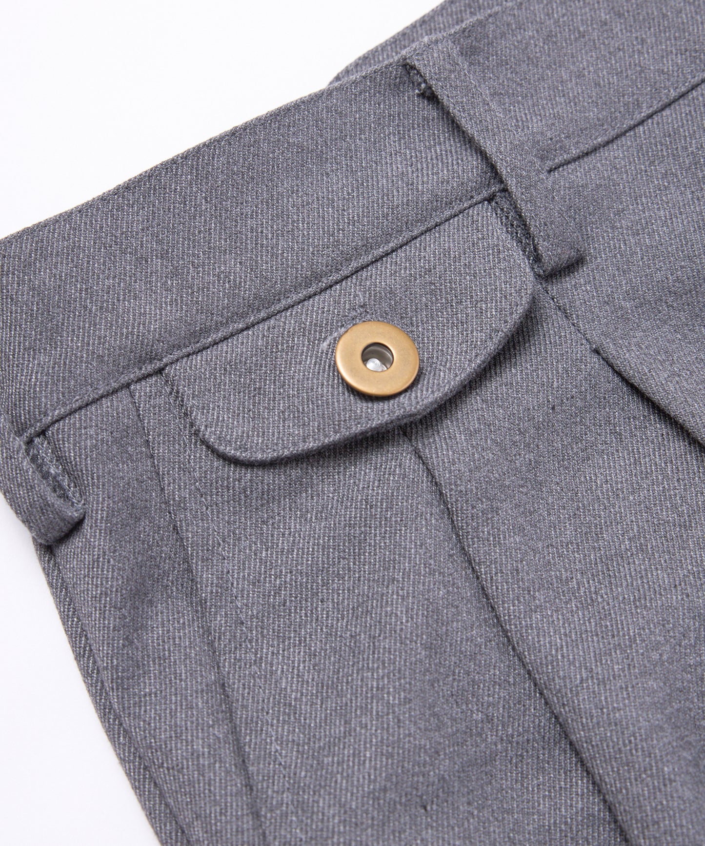 シンチバックテーパードスラックス[Gray]