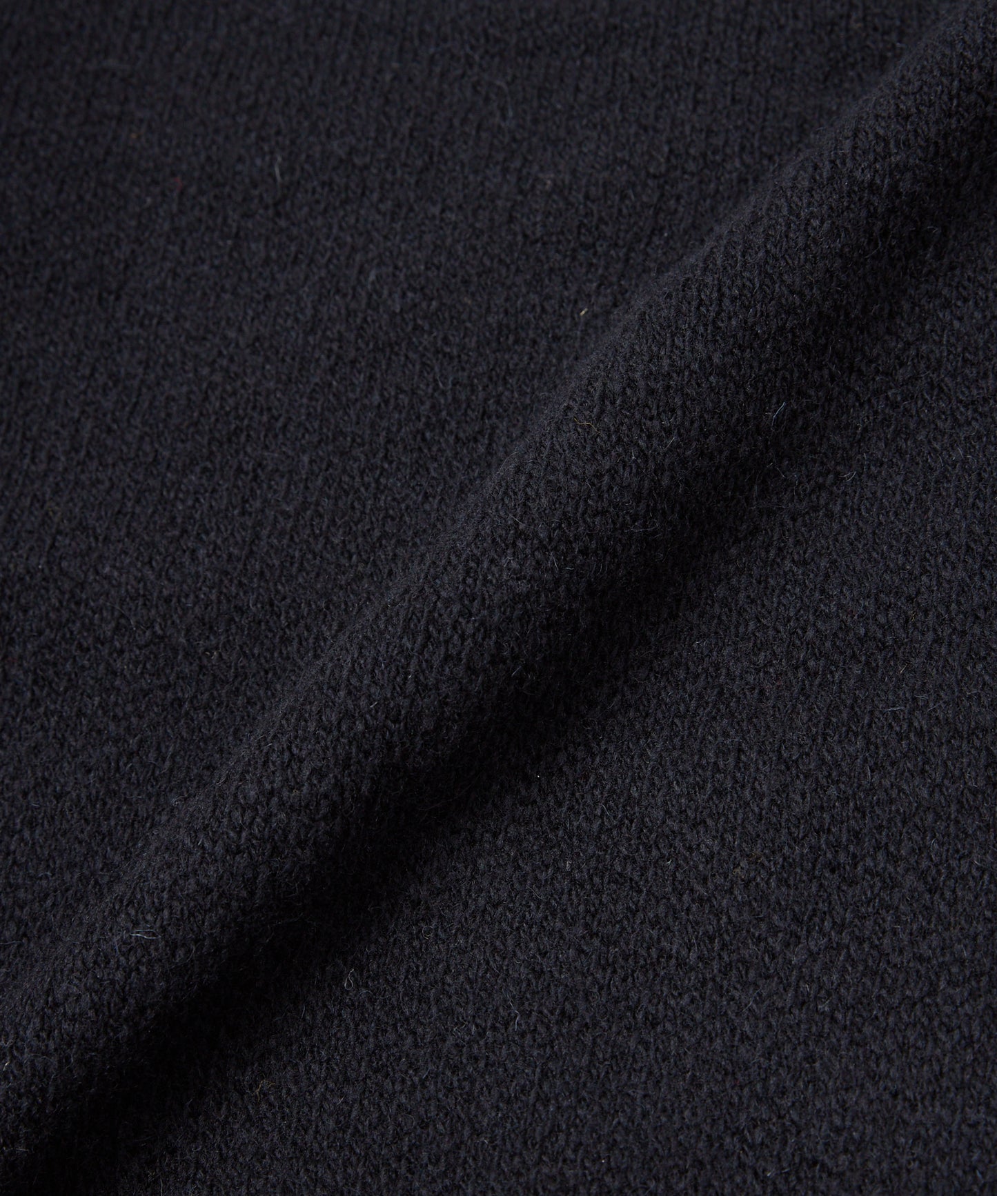 ショートリブウールニット[Black]