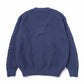 ケーブルスイッチングワッフルセーター[Navy]