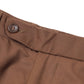 ポケットデザインストレートスラックス[Brown]