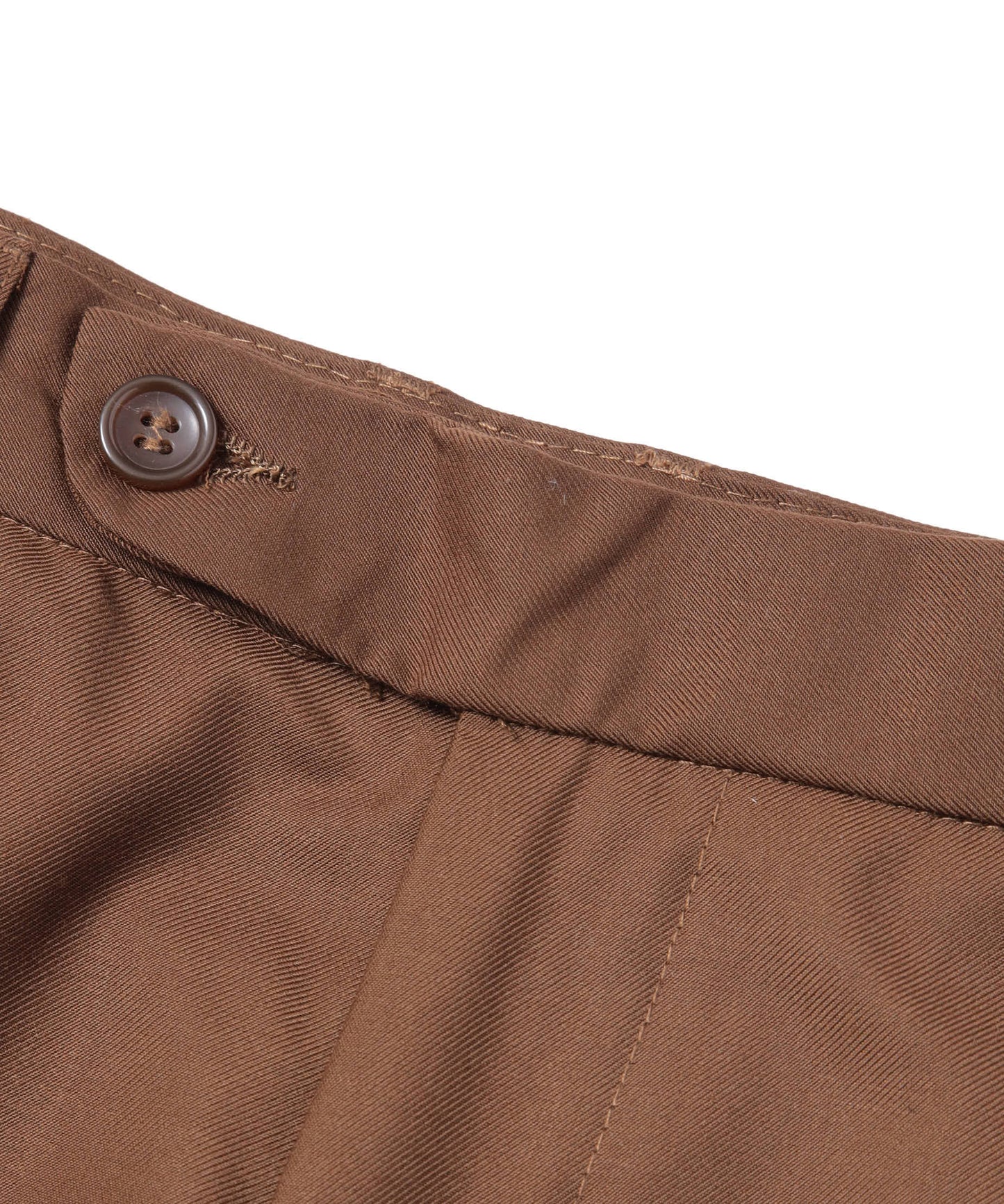 ポケットデザインストレートスラックス[Brown]