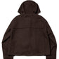 ウールメルトンダッフルブルゾン[Dark Brown]