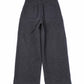 ジャージメルトンワイドスラックス[Black]【セットアップ対応】