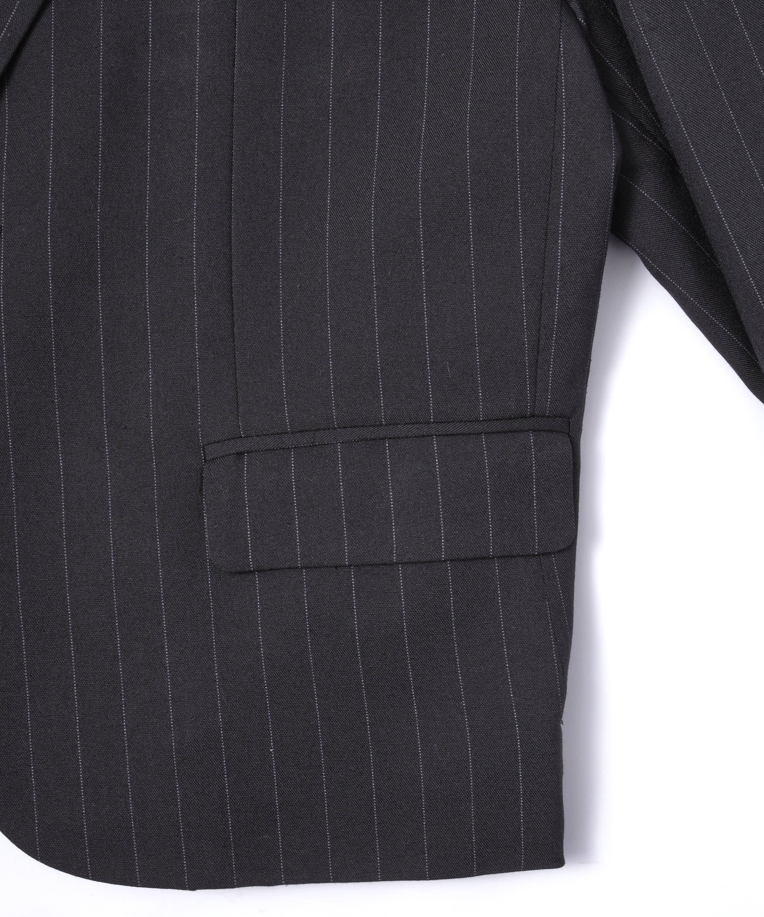 ショートリブストライプジャケット[Black] – Noen