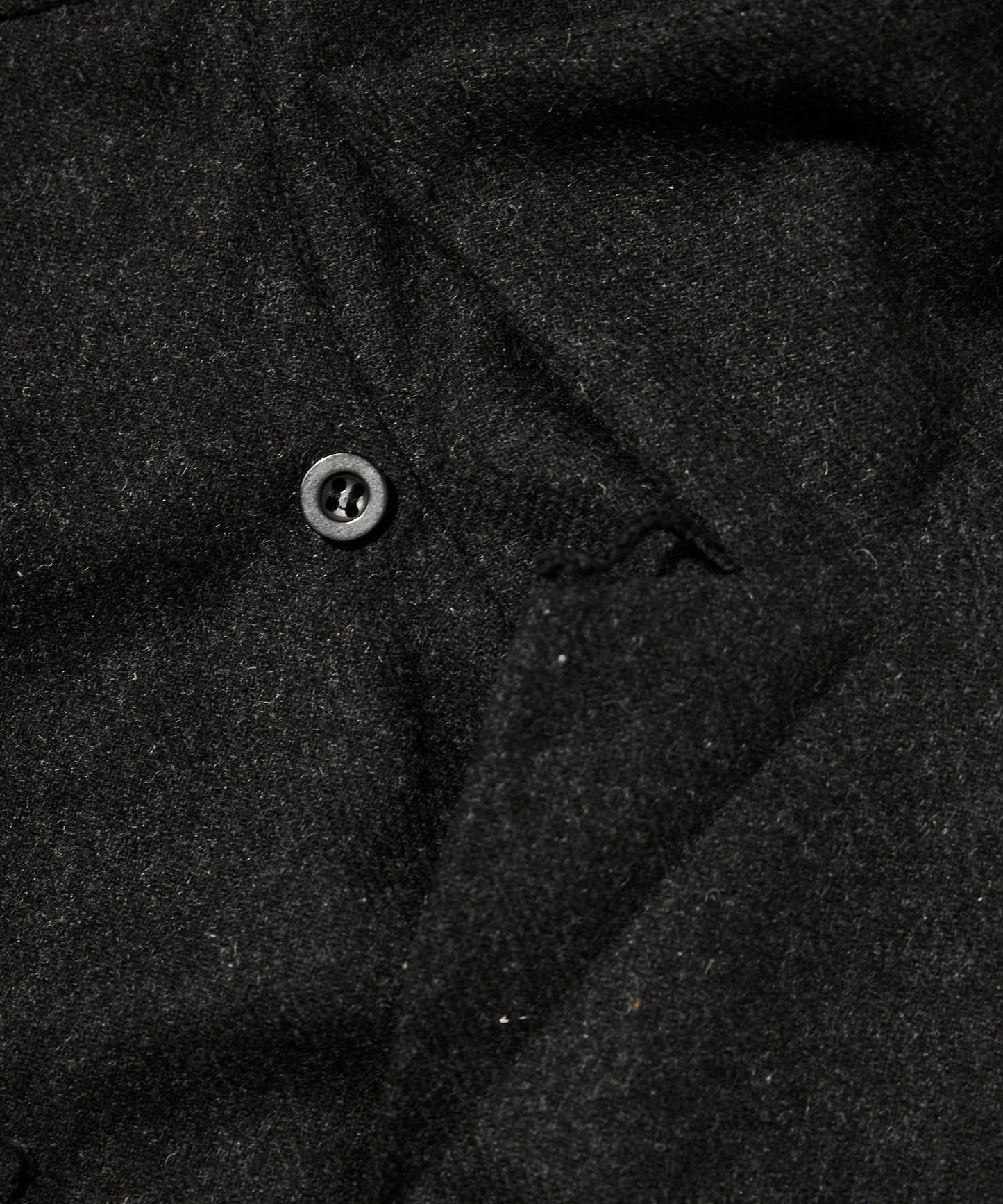 ウールオープンカラーシャツ[Charcoal Gray]