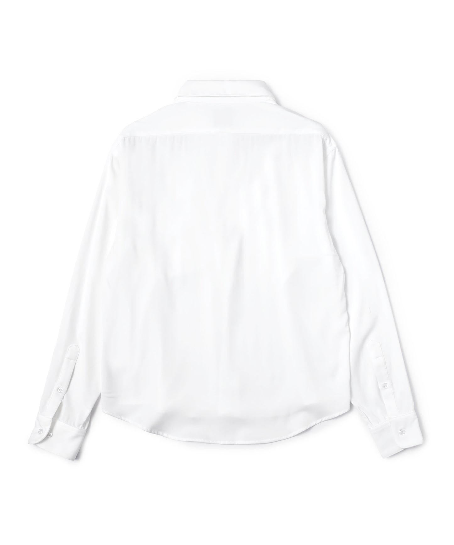 ドレープドレスシャツ[White]