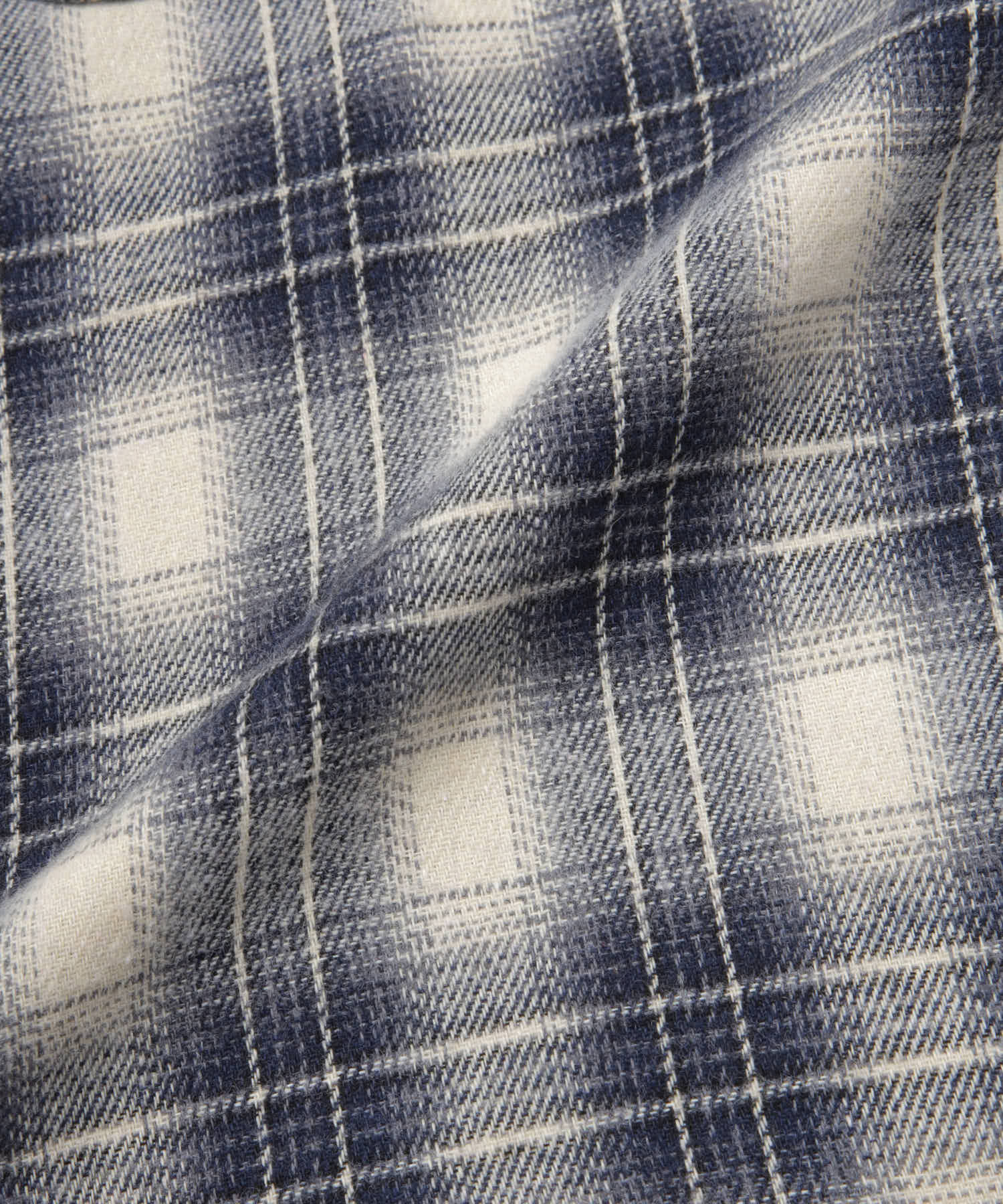 シャドーオンブレチェックシャツ[Navy] – Noen