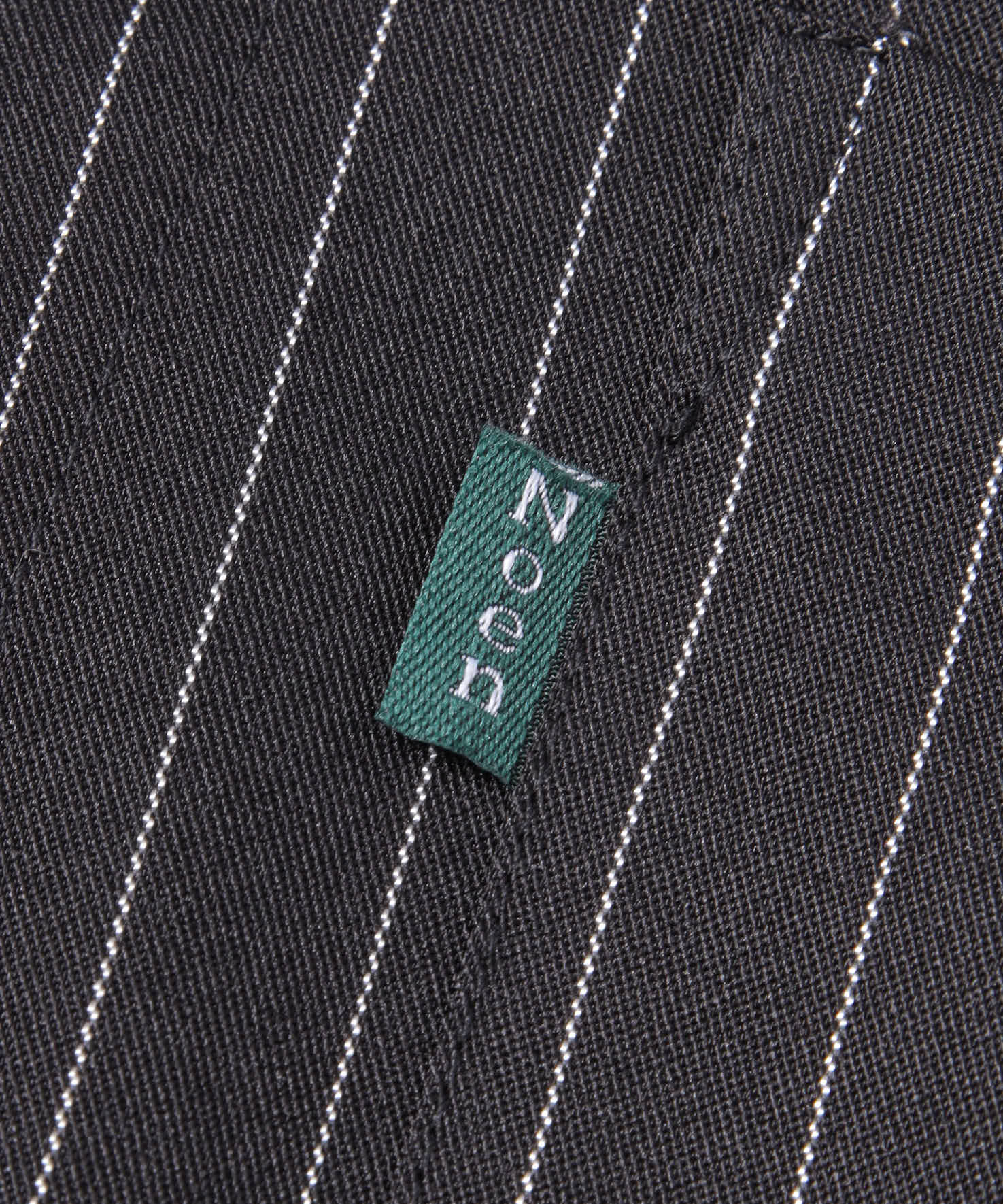 ストライプオープンカラーワークシャツ[Black] – Noen