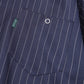 オープンカラーワークシャツ[Navy Stripe]