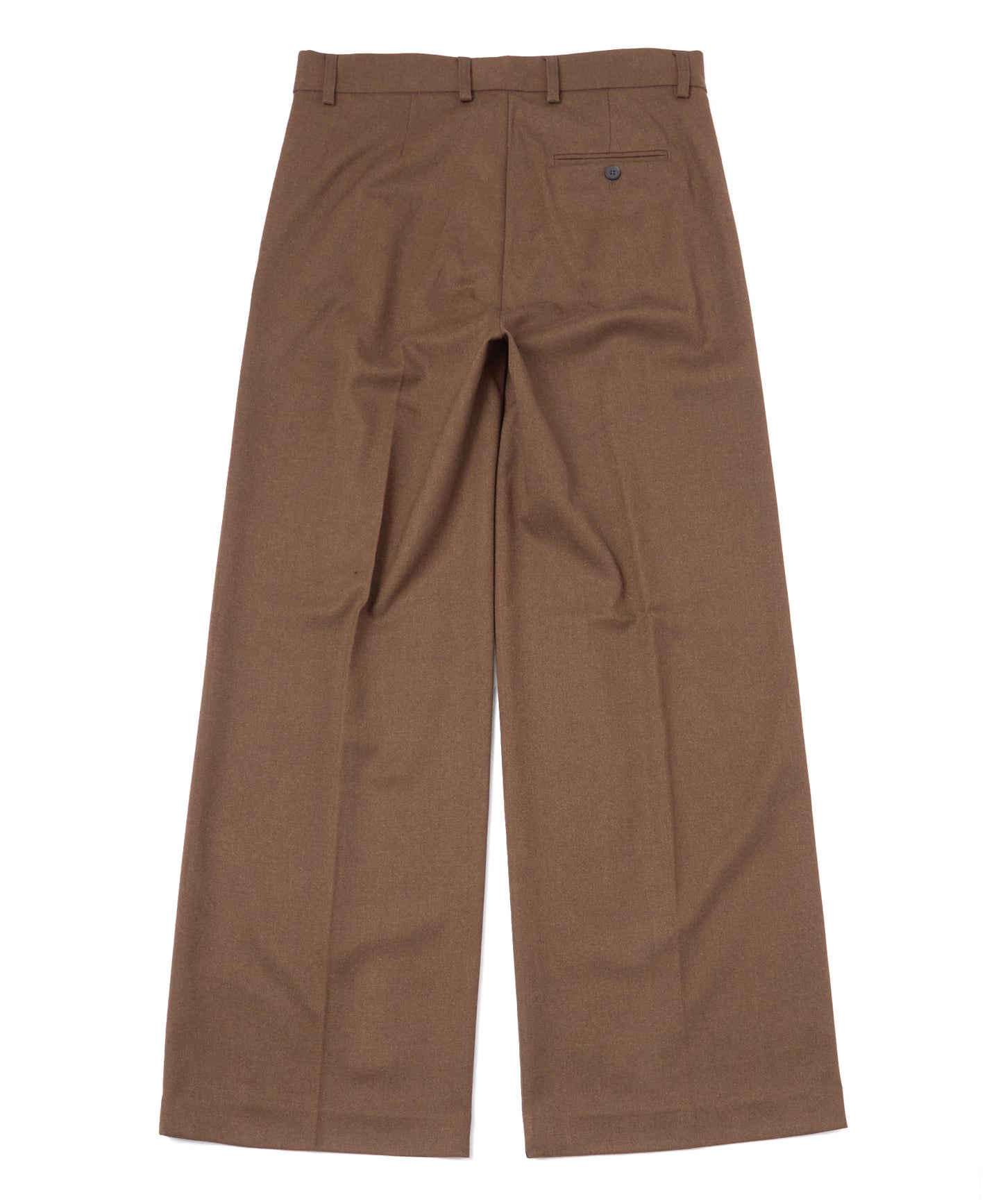 ワイドストレートスラックス[Brown]
