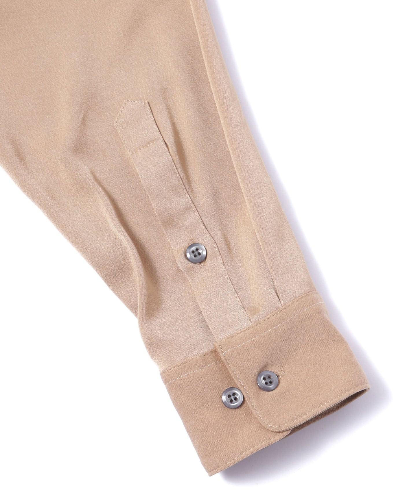 ドレープドレスシャツ[Beige]
