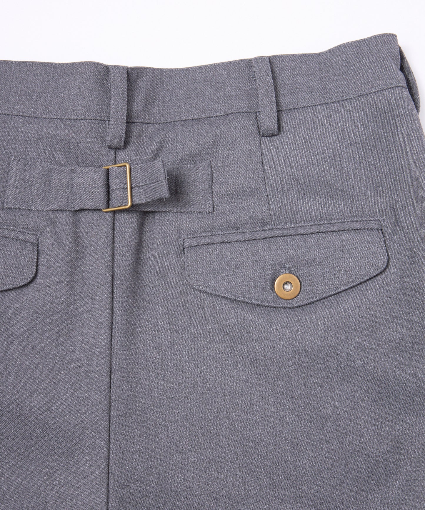 シンチバックテーパードスラックス[Gray]