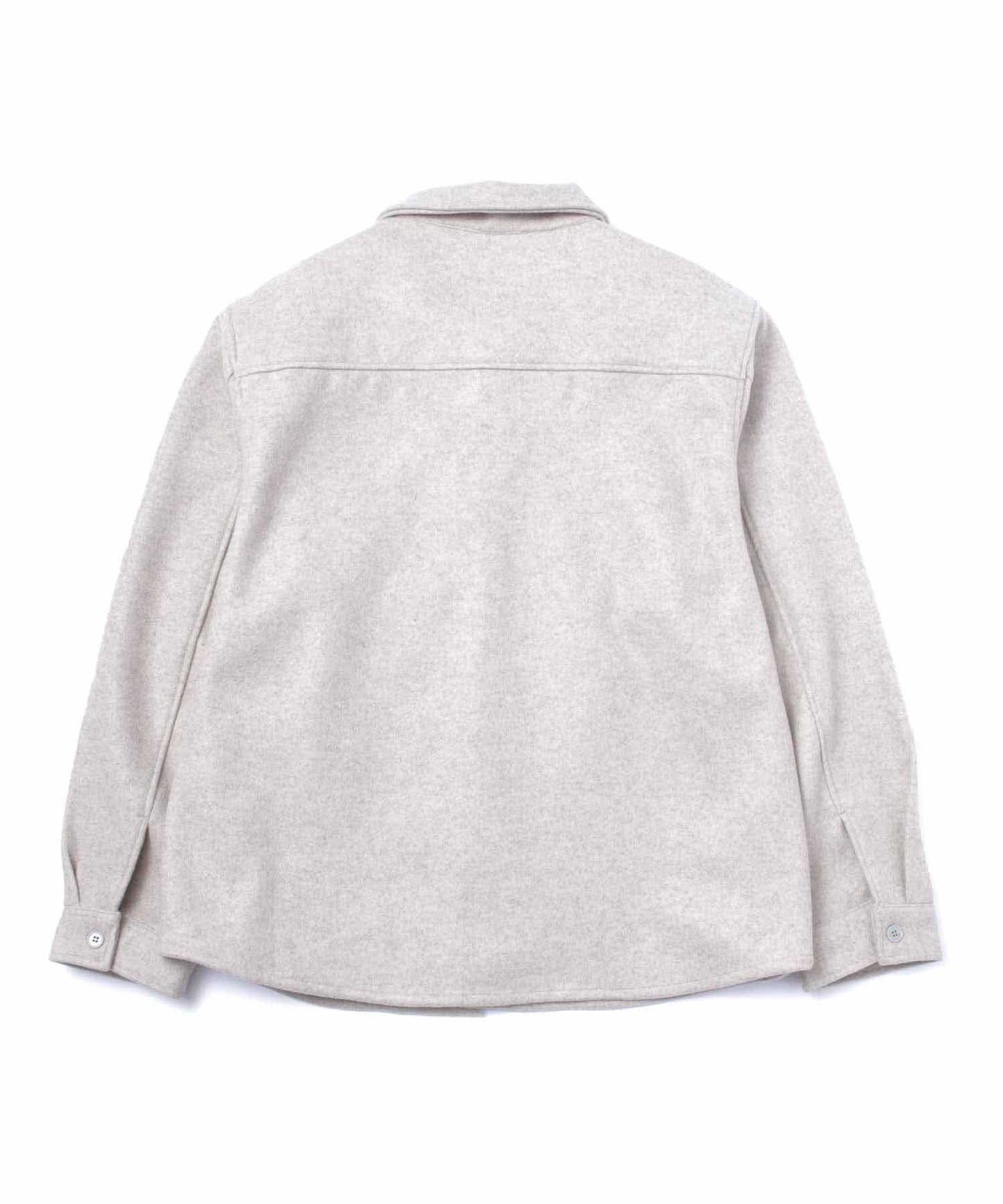 ジャージメルトンシャツジャケット[Beige]【セットアップ対応】