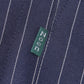 ストライプオープンカラーワークシャツ[Navy]