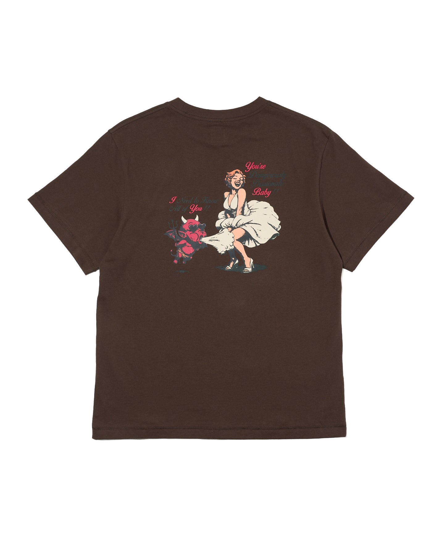 PIN-UP T-SHIRT[Brown]