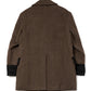 スエードデザインメルトンPコート[Brown]
