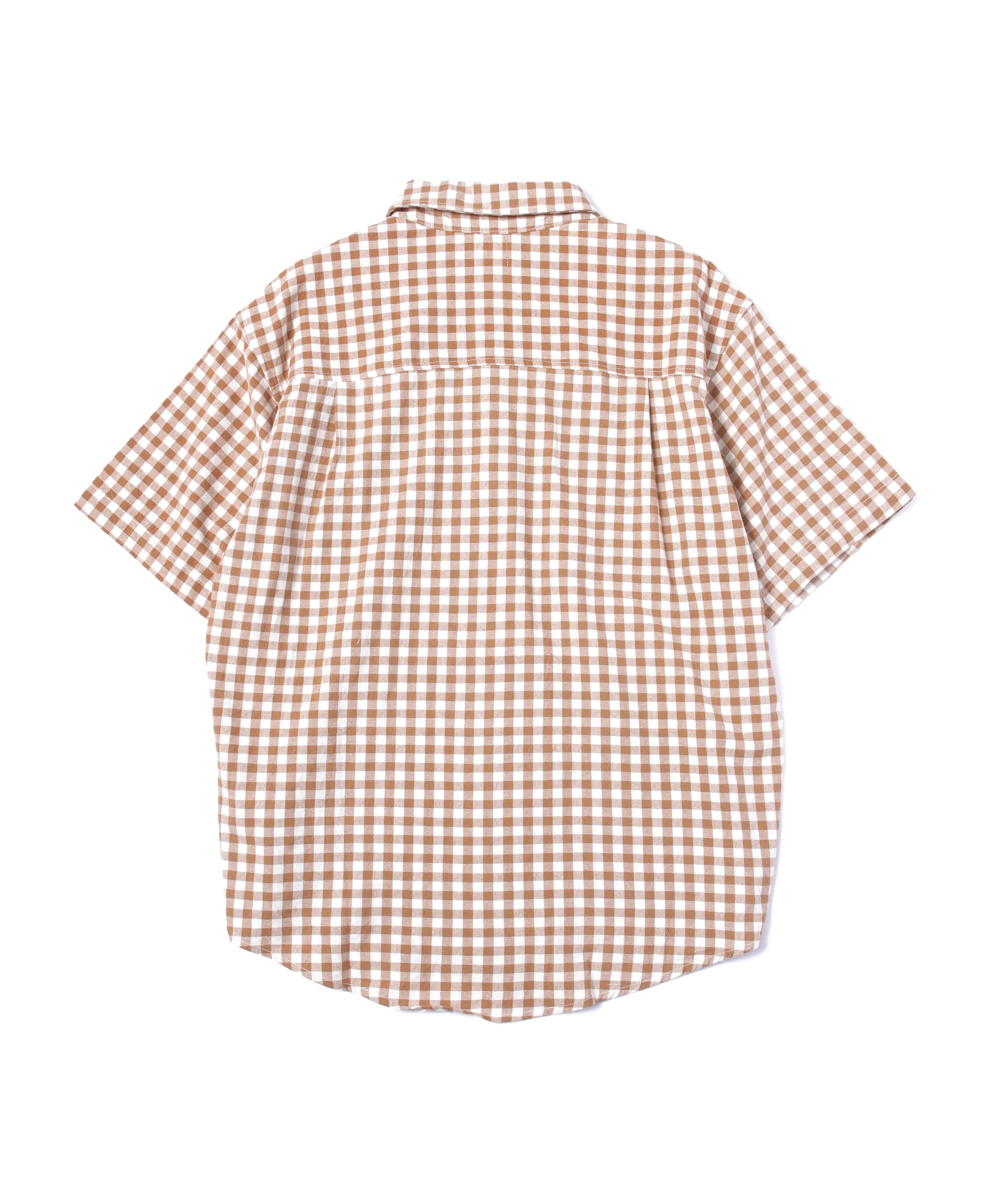 ギンガムチェックシャツ[Brown] – Noen