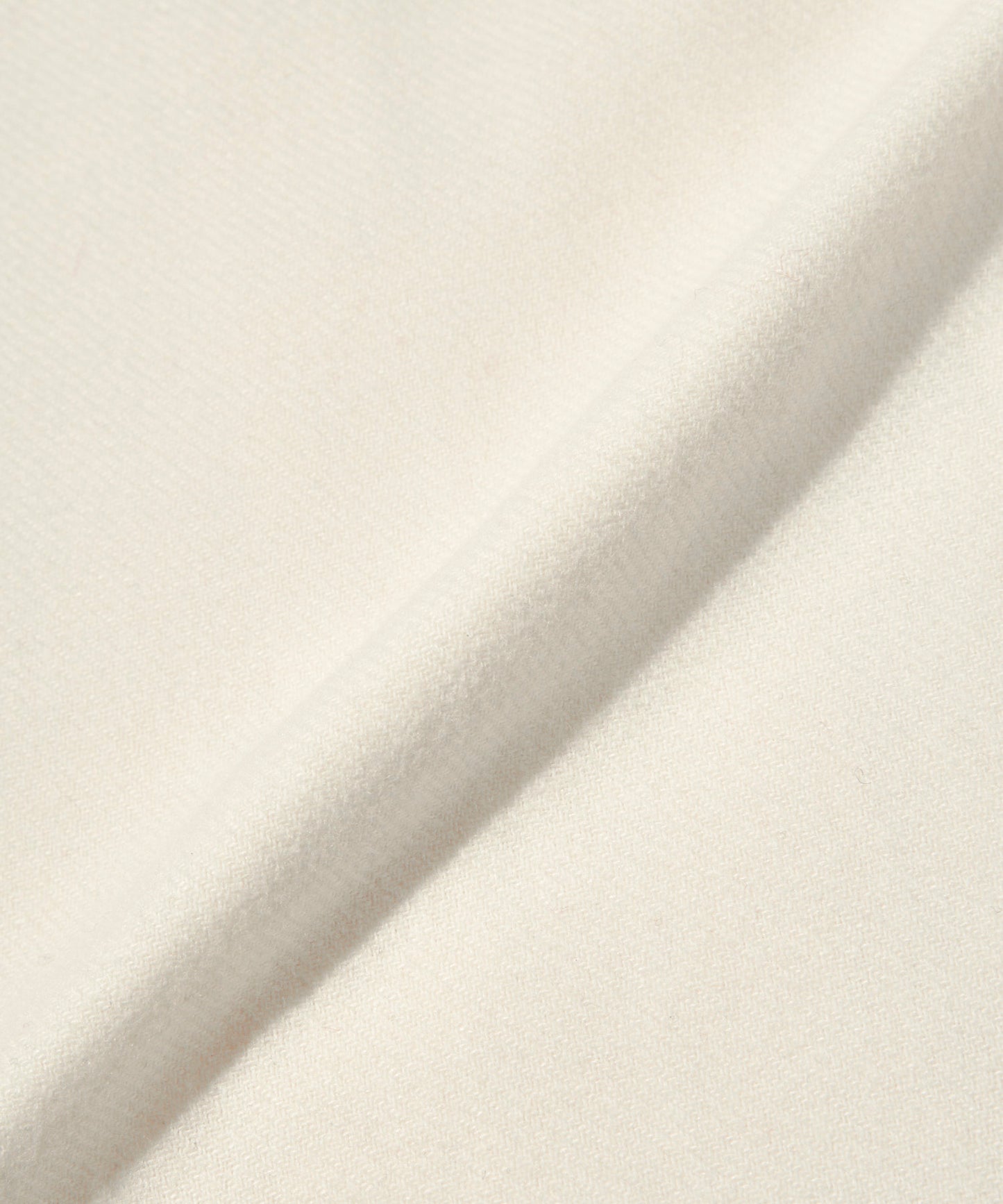 ウールオープンカラーシャツ[White]